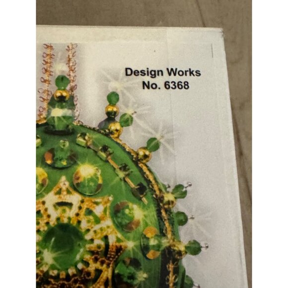 Mary Maxim Design Works Beaded Ornament Kit Set Of 4 - Picture 8 of 12